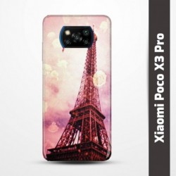 Pruný obal na Xiaomi Poco X3 Pro s motivem Paris