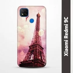 Pruný obal na Xiaomi Redmi 9C s motivem Paris