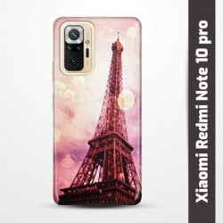 Pruný obal na Xiaomi Redmi Note 10 pro s motivem Paris