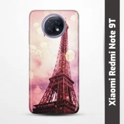 Pruný obal na Xiaomi Redmi Note 9T s motivem Paris
