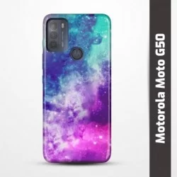 Pružný obal na Motorola Moto G50 s motivem Vesmír