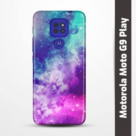 Pružný obal na Motorola Moto G9 Play s motivem Vesmír