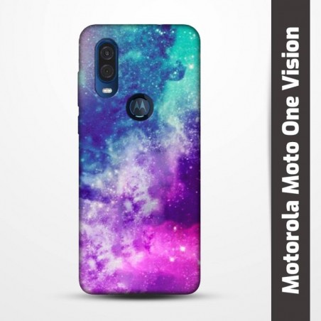 Pružný obal na Motorola Moto One Vision s motivem Vesmír