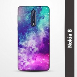 Pružný obal na Nokia 8 s motivem Vesmír