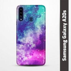 Pružný obal na Samsung Galaxy A20s s motivem Vesmír