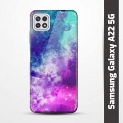Pružný obal na Samsung Galaxy A22 5G s motivem Vesmír