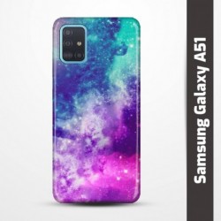 Pružný obal na Samsung Galaxy A51 s motivem Vesmír
