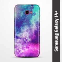Pružný obal na Samsung Galaxy J4+ s motivem Vesmír