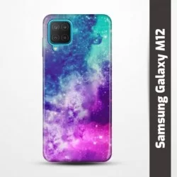 Pružný obal na Samsung Galaxy M12 s motivem Vesmír