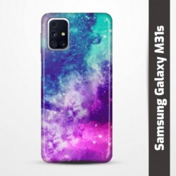 Pružný obal na Samsung Galaxy M31s s motivem Vesmír