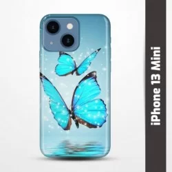 Pružný obal na iPhone 13 Mini s motivem Motýli
