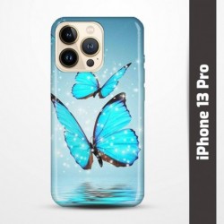Pružný obal na iPhone 13 Pro s motivem Motýli