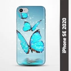 Pružný obal na iPhone SE 2020 s motivem Motýli
