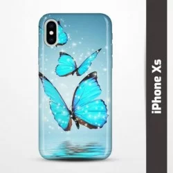 Pružný obal na iPhone Xs s motivem Motýli