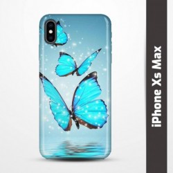 Pružný obal na iPhone Xs Max s motivem Motýli