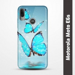 Pružný obal na Motorola Moto E6s s motivem Motýli