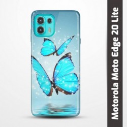 Pružný obal na Motorola Moto Edge 20 Lite s motivem Motýli