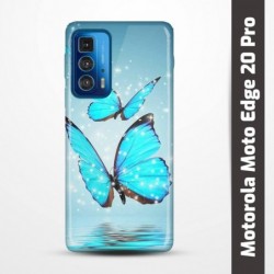 Pružný obal na Motorola Moto Edge 20 Pro s motivem Motýli