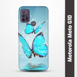 Pružný obal na Motorola Moto G10 s motivem Motýli