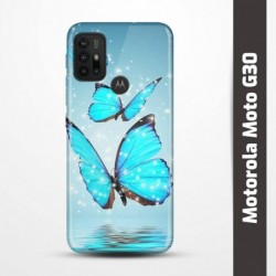 Pružný obal na Motorola Moto G30 s motivem Motýli