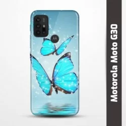 Pružný obal na Motorola Moto G30 s motivem Motýli