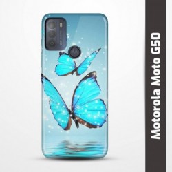 Pružný obal na Motorola Moto G50 s motivem Motýli