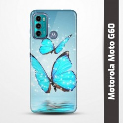 Pružný obal na Motorola Moto G60 s motivem Motýli