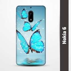 Obal na Nokia 6 s potiskem-Motýli