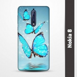 Pružný obal na Nokia 8 s motivem Motýli