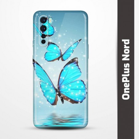 Pružný obal na OnePlus Nord s motivem Motýli
