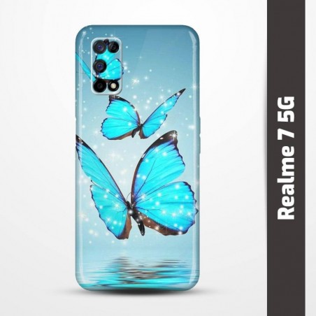 Pružný obal na Realme 7 5G s motivem Motýli