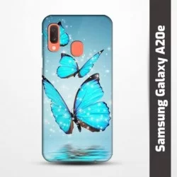Pružný obal na Samsung Galaxy A20e s motivem Motýli