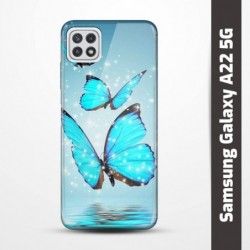 Pružný obal na Samsung Galaxy A22 5G s motivem Motýli