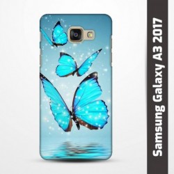Pružný obal na Samsung Galaxy A3 2017 s motivem Motýli