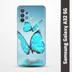 Pružný obal na Samsung Galaxy A32 5G s motivem Motýli