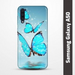 Pružný obal na Samsung Galaxy A50 s motivem Motýli