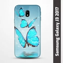 Pružný obal na Samsung Galaxy J3 2017 s motivem Motýli