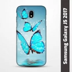 Pružný obal na Samsung Galaxy J5 2017 s motivem Motýli