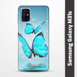 Pružný obal na Samsung Galaxy M31s s motivem Motýli