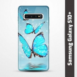 Pružný obal na Samsung Galaxy S10+ s motivem Motýli