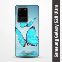 Pružný obal na Samsung Galaxy S20 Ultra s motivem Motýli