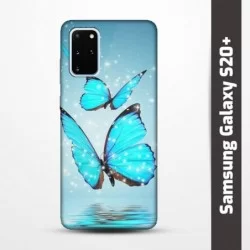 Pružný obal na Samsung Galaxy S20+ s motivem Motýli