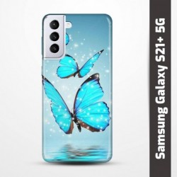 Pružný obal na Samsung Galaxy S21+ 5G s motivem Motýli
