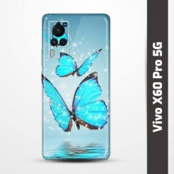 Pružný obal na Vivo X60 Pro 5G s motivem Motýli