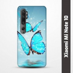 Pružný obal na Xiaomi Mi Note 10 s motivem Motýli