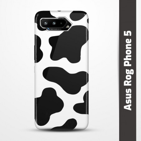 Pružný obal na Asus Rog Phone 5 s motivem Cow