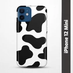 Pružný obal na iPhone 12 Mini s motivem Cow