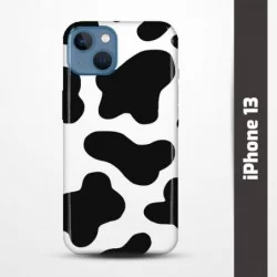Pružný obal na iPhone 13 s motivem Cow
