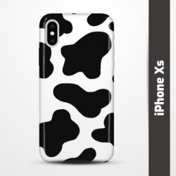 Pružný obal na iPhone Xs s motivem Cow