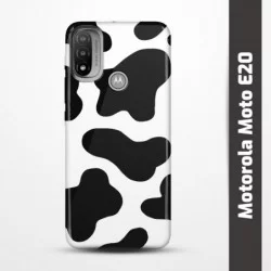 Pružný obal na Motorola Moto E20 s motivem Cow